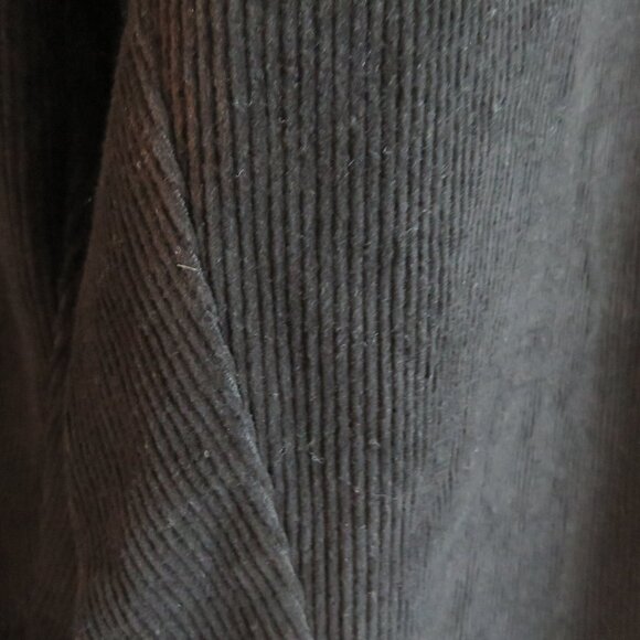 GILLIAN STEVENS Ollie Trouser Pants Black Corduroy Minimalist Size 3XL NWT - Picture 7 of 12